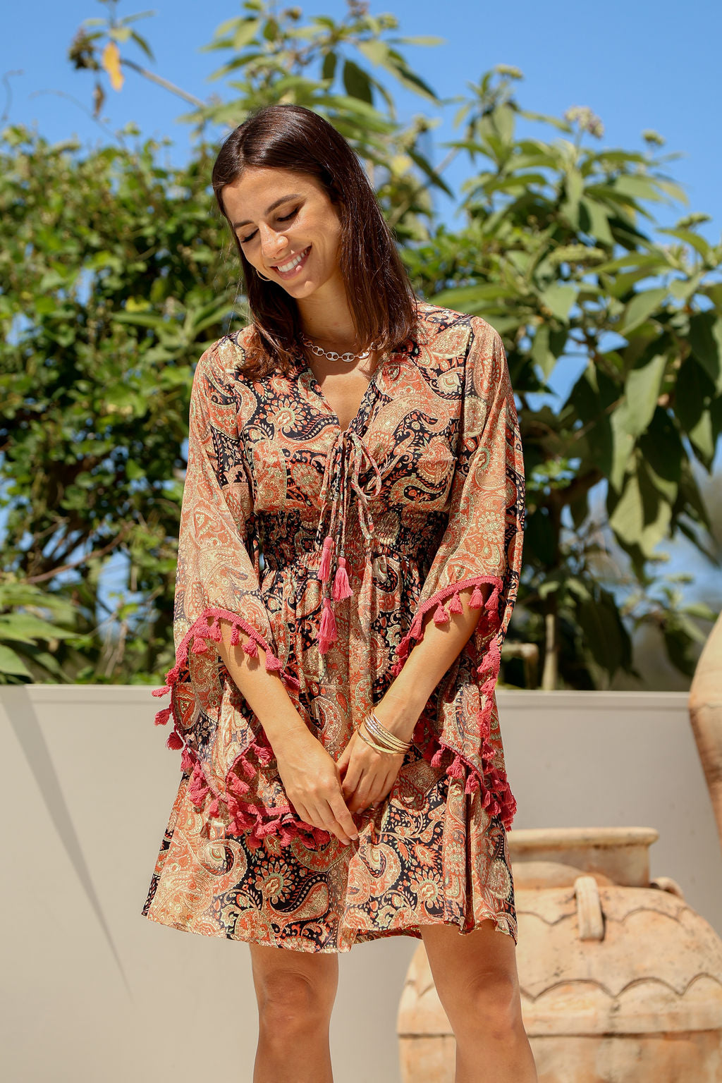 Allannah Dress (Brown)