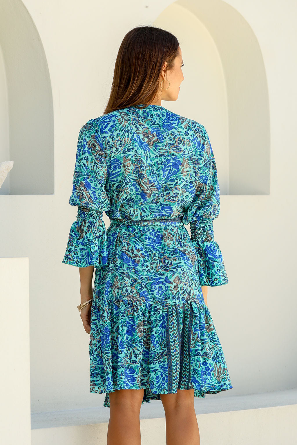Andrea Short Wrap (Blue)