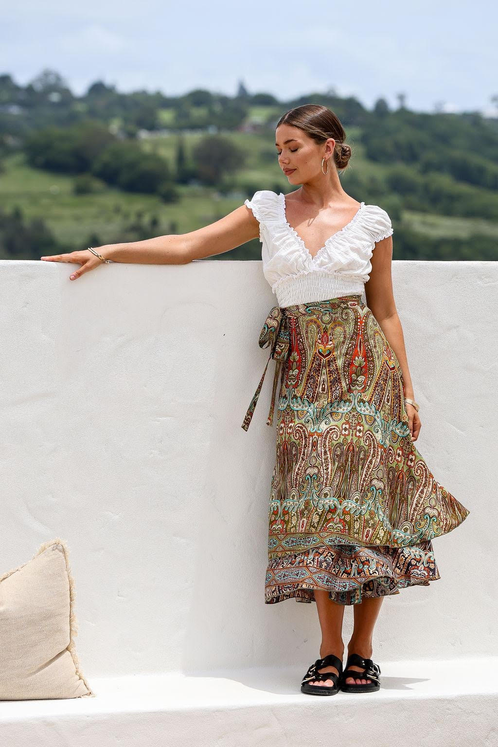 Caitlin Wrap Skirt