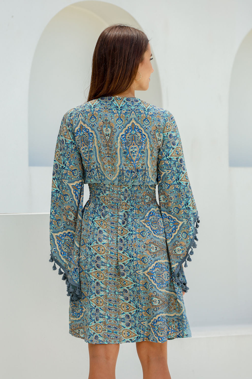 Allannah Dress (Blue)