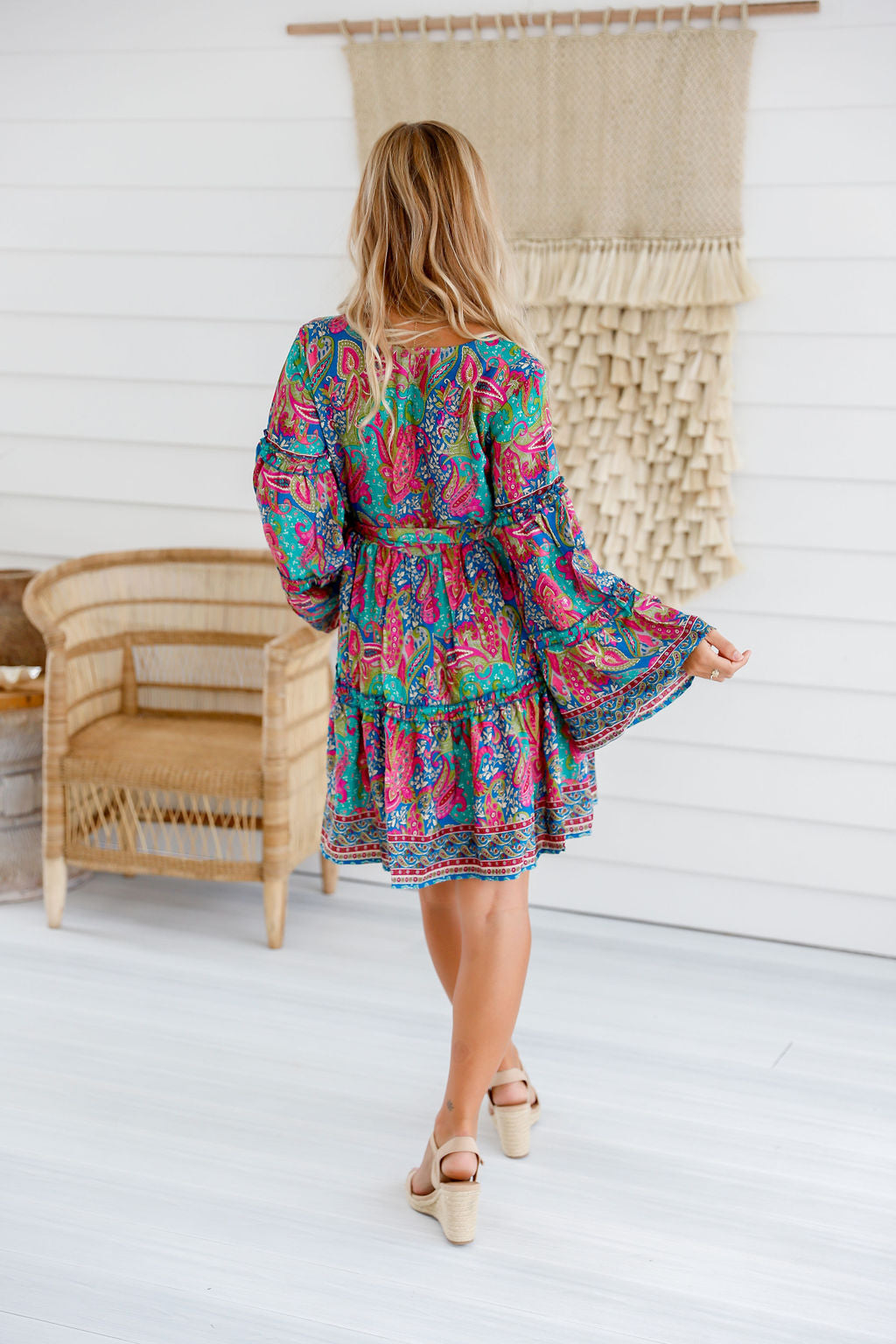 Amy Dress - Fushia Pink
