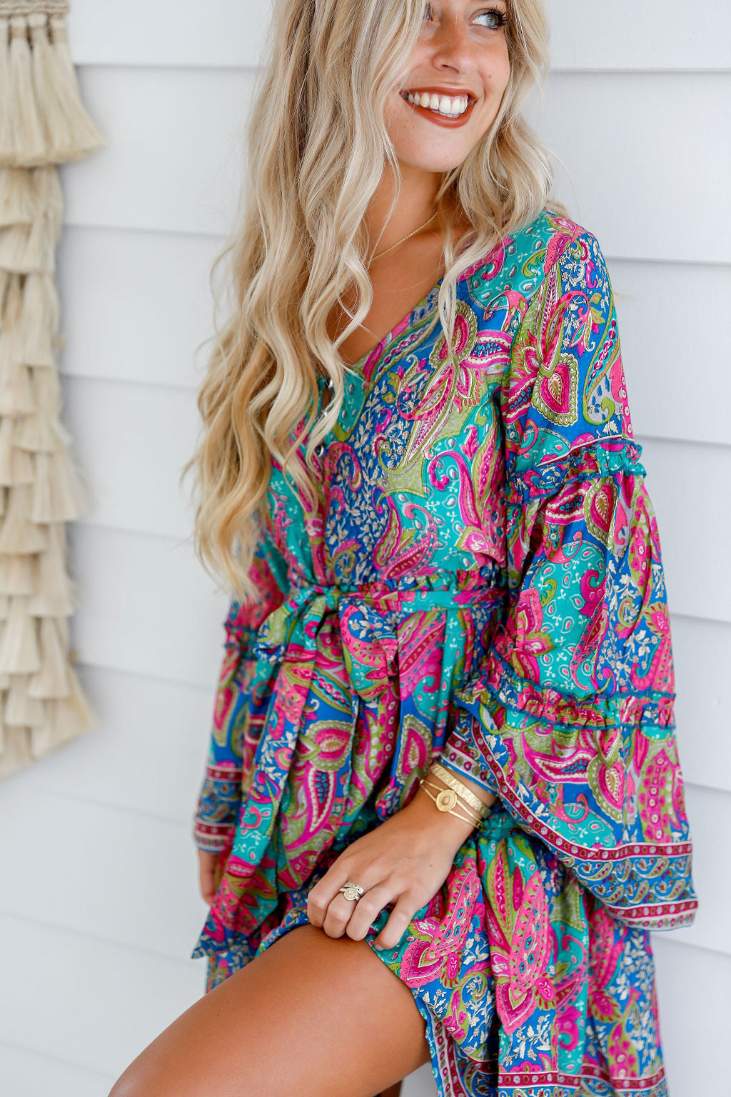 Amy Dress - Fushia Pink