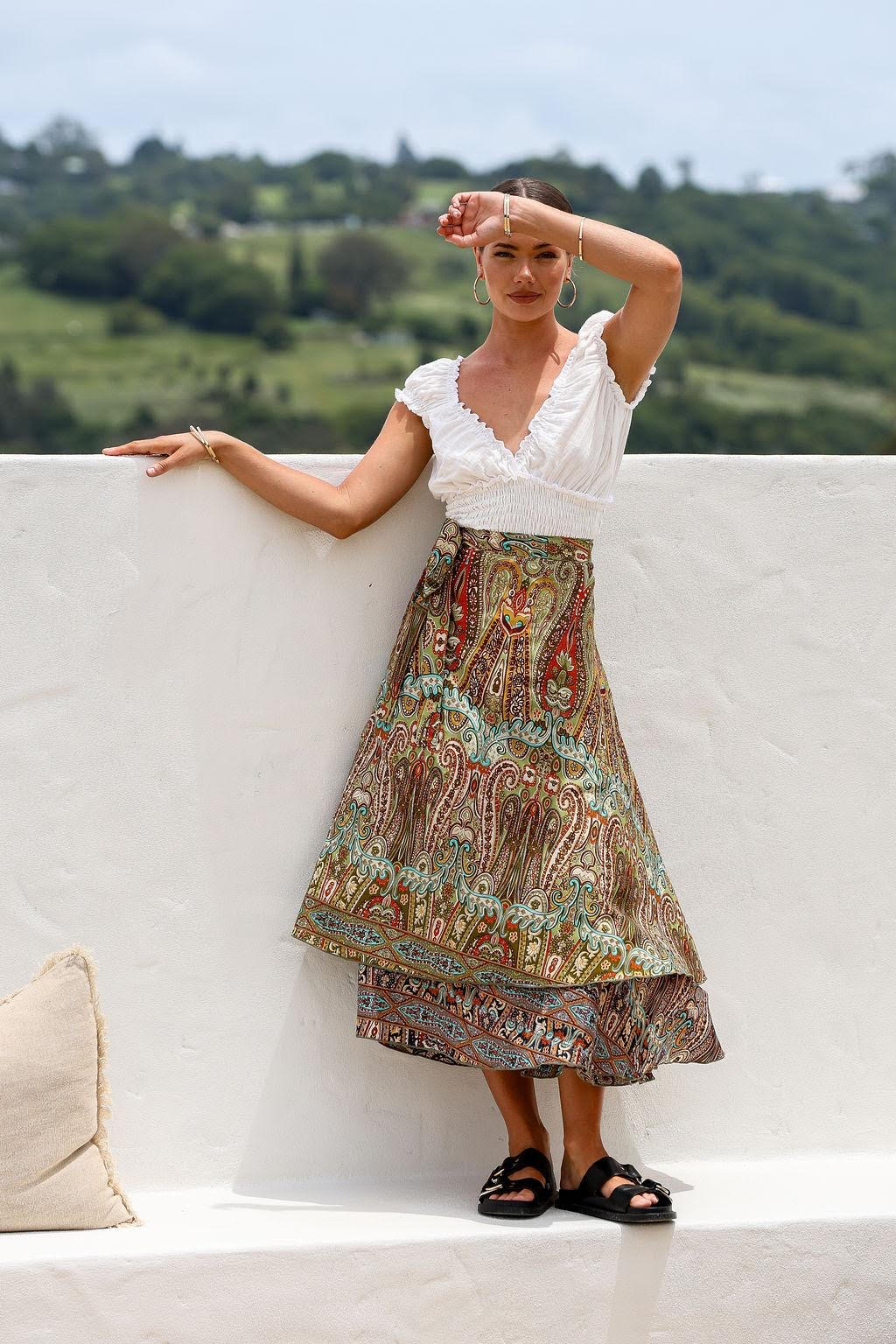 Caitlin Wrap Skirt