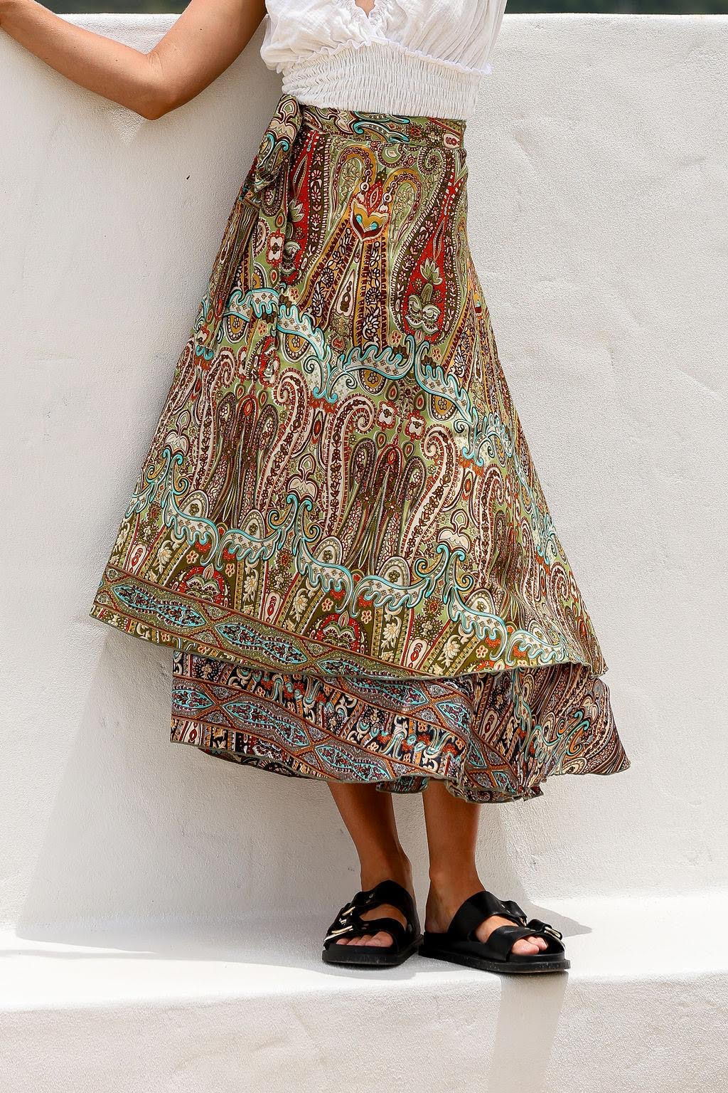 Caitlin Wrap Skirt